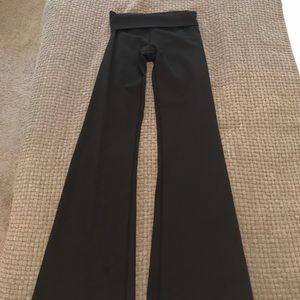 Lulu lemon high waisted wide leg yoga pants